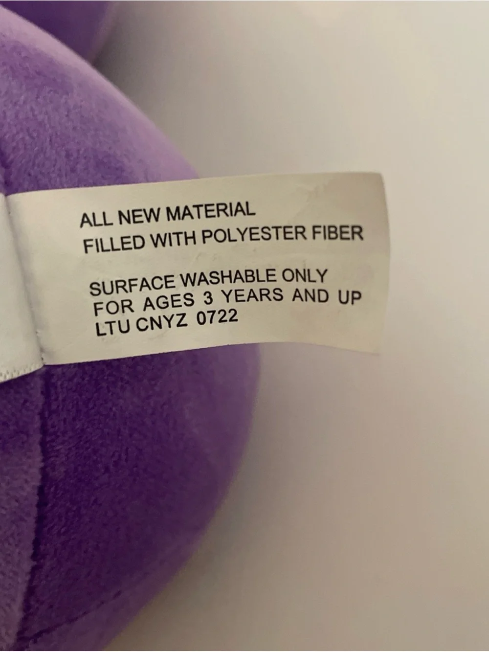Smoochy Pals Grape Plush Pillow 17” Purple Grapevine Stuffed Fruit Cute Faces
